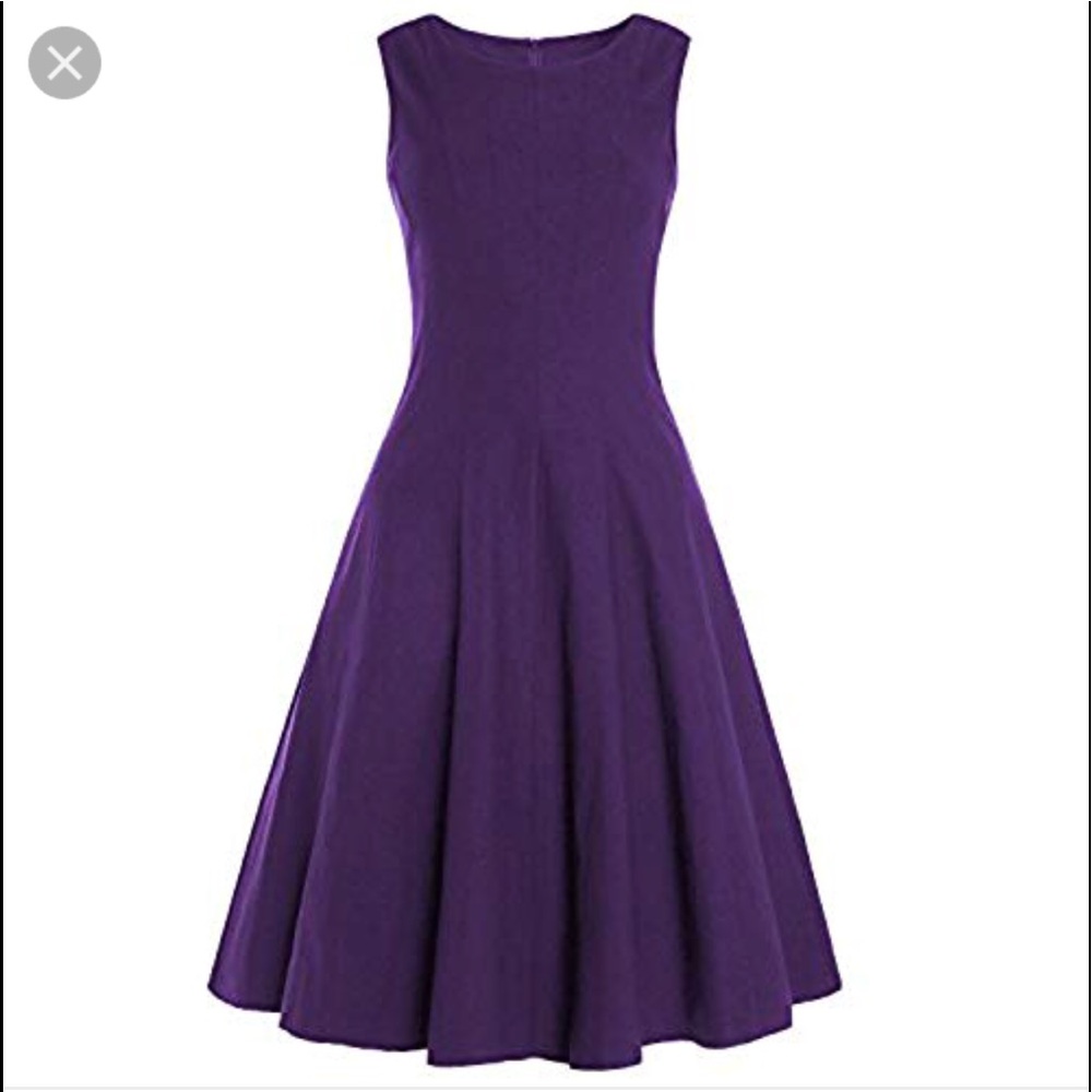 Calvin Klein, Purple Dress